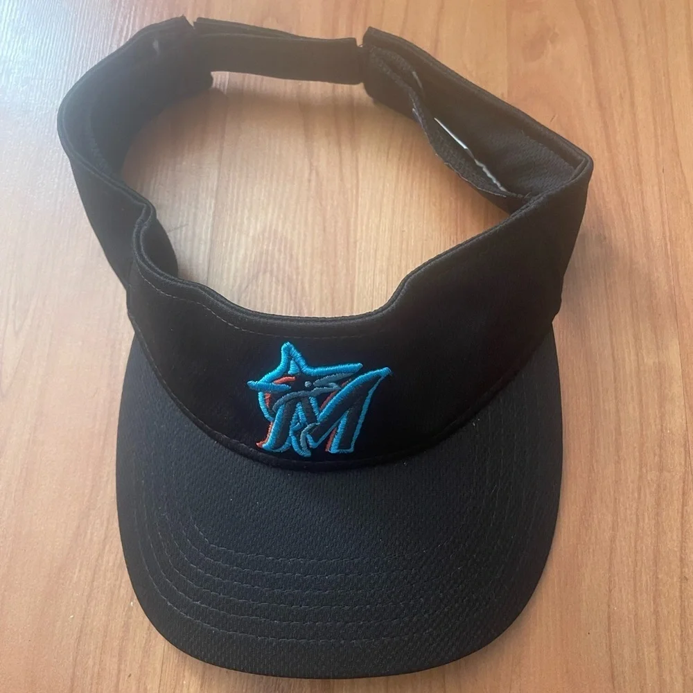 Marlins OSFM official MLB black visor